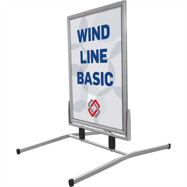 Wind-Line Basic Alu/sølv - Poster: A1 - 59,4 x 84,1 cm
