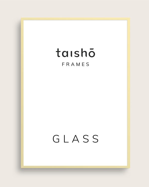 Gul ramme | Størrelse A1 (59.4x84.1) | taishō