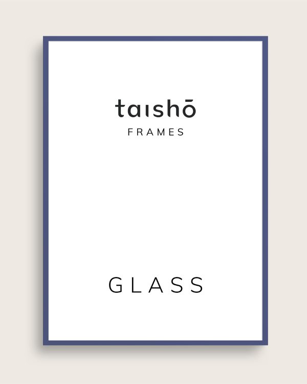 Mørkeblå ramme | Størrelse A1 (59.4x84.1) | taishō