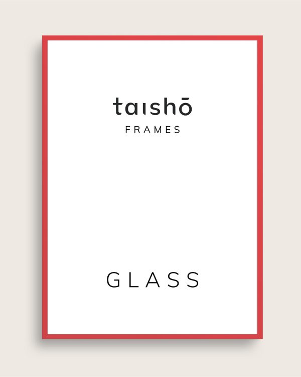 Rød ramme | Størrelse A1 (59.4x84.1) | taishō
